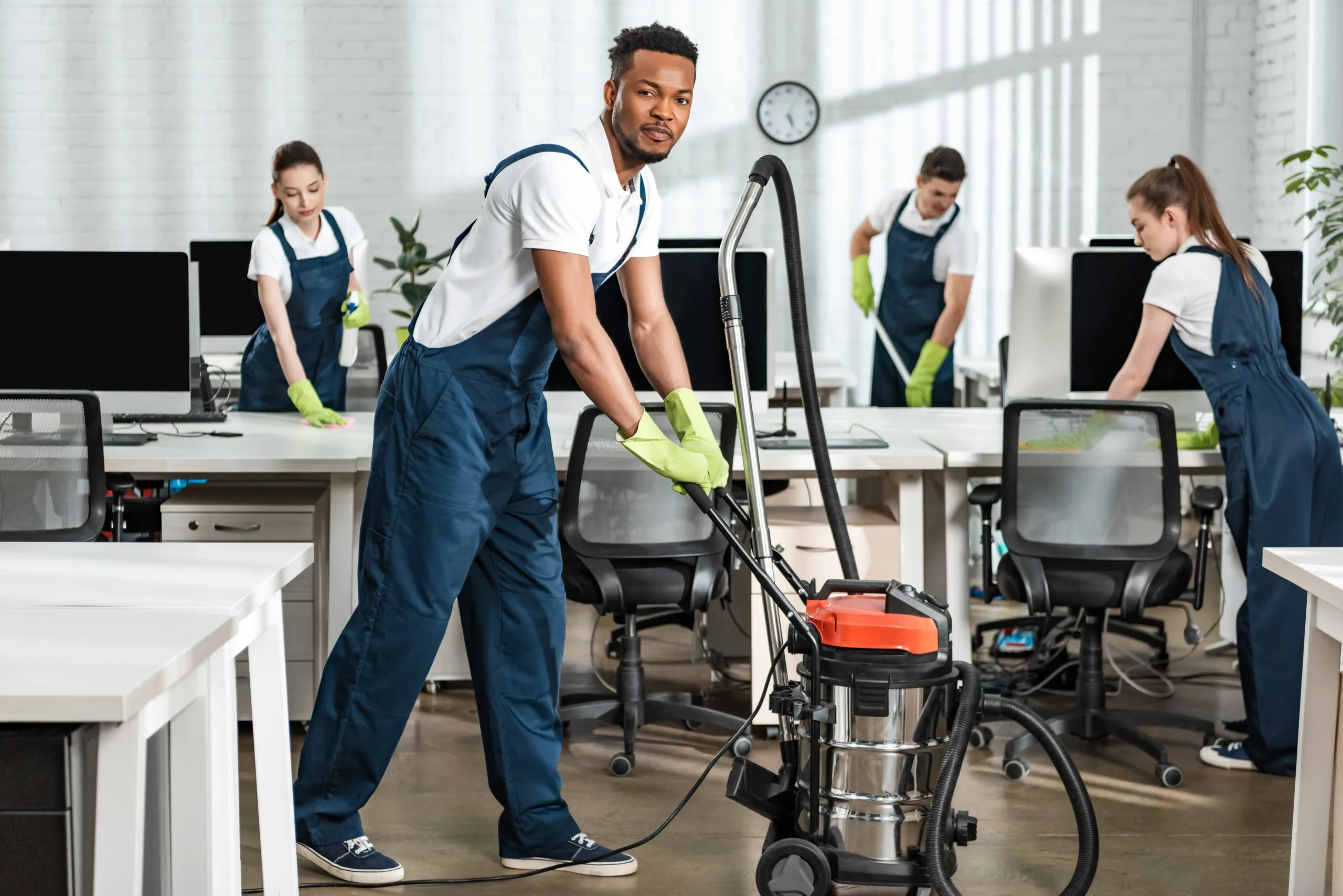 Sydney Clean Group commercial cleaning team at work