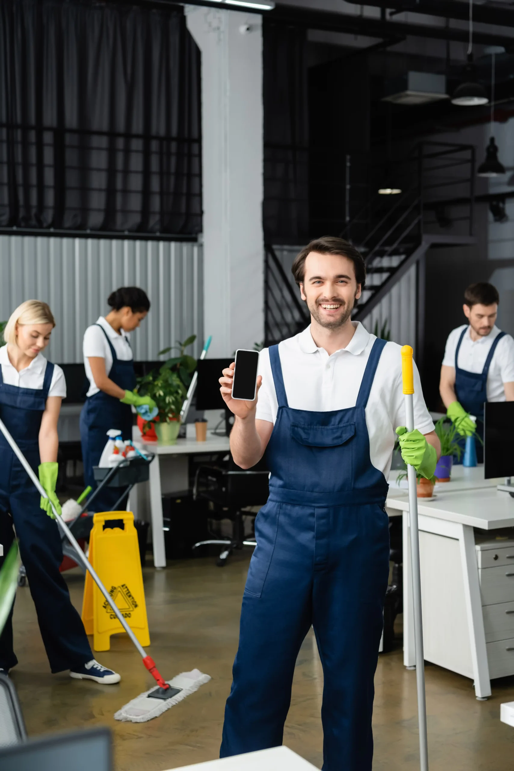Sydney Clean Group cleaning professional ready to help